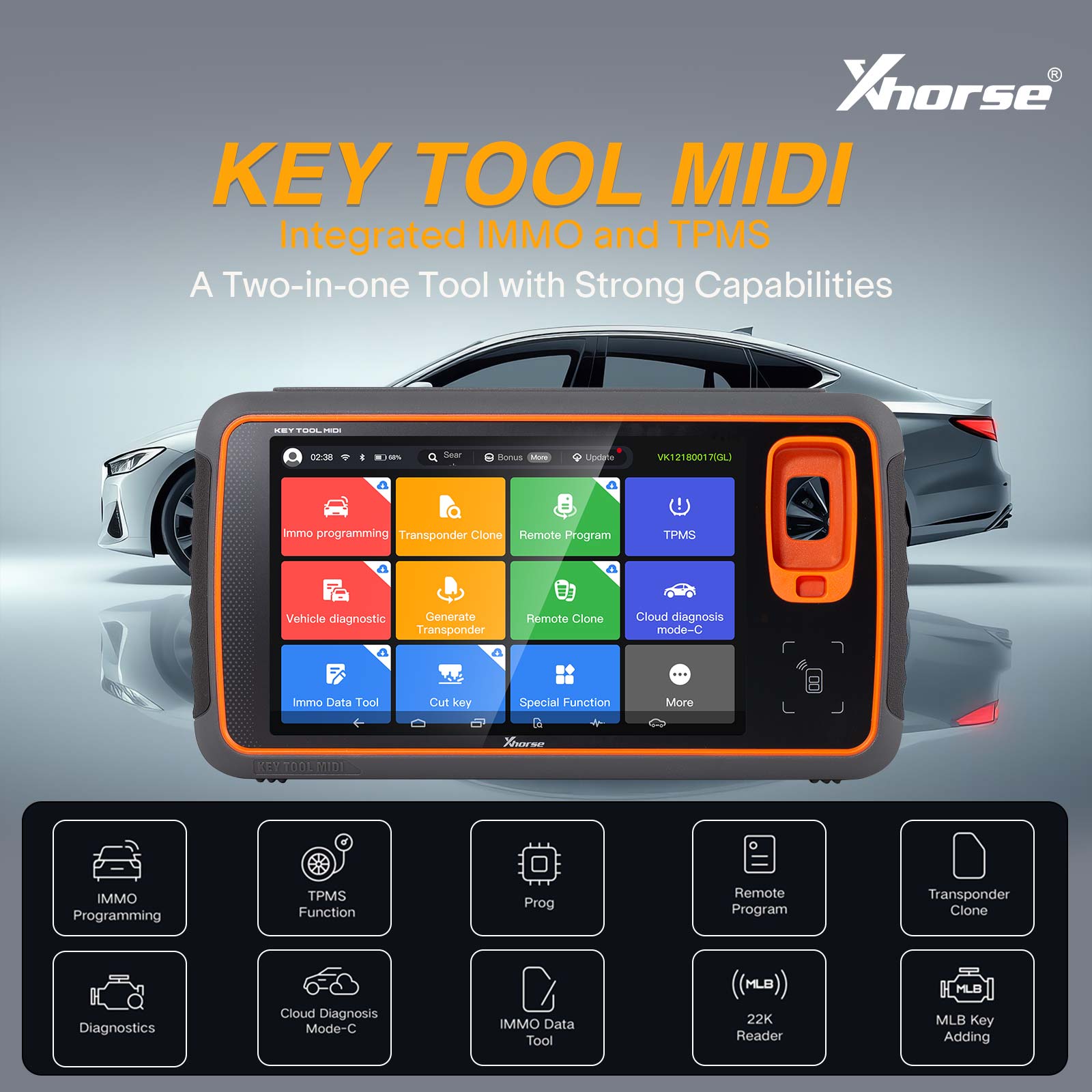 Xhorse Key Tool MIDI Advanced Version 2-in-1 for IMMO