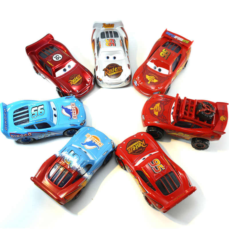 2-PACK DISNEY PIXAR CARS NO.86 CHICK HICKS CAR HAULER TRUCK