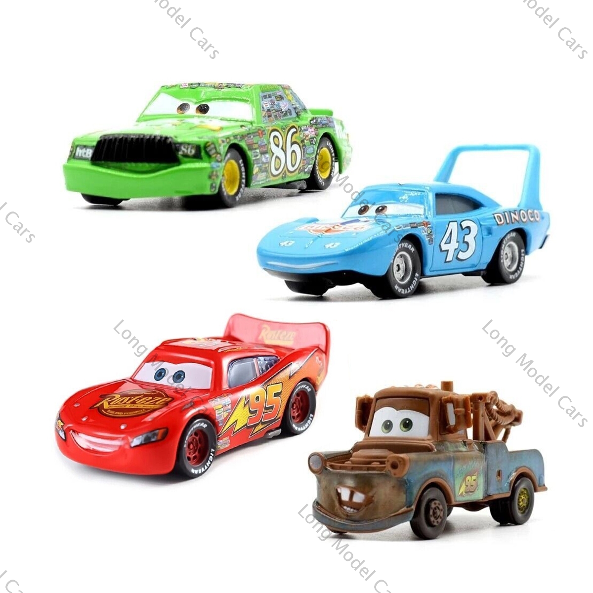 Disney Pixar Cars McQueen Movie No.43 No.86 No.20 No.51 Die-Cast