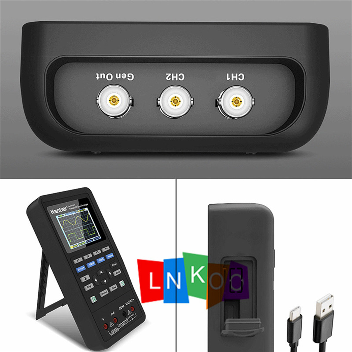 Hantek 2C42 Handheld 40MHz Bandwidth 2 in 1 oscilloscope Multimeter