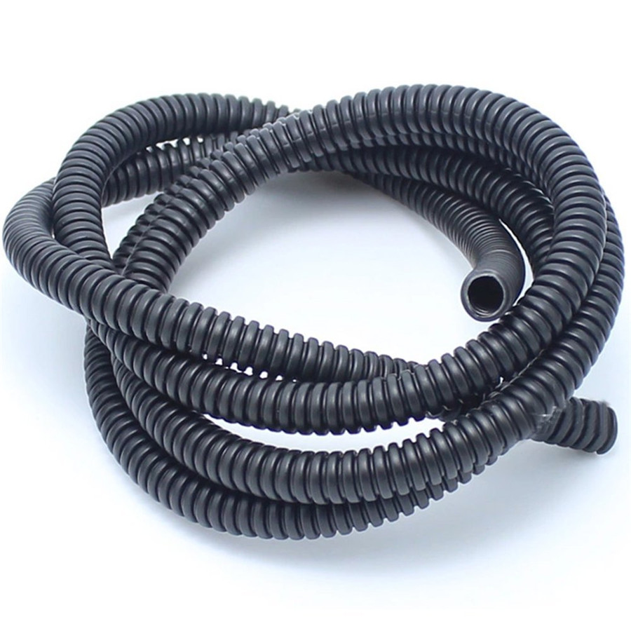 1" 25mm Black DIY 10M Car Automotive Split Wire Loom Conduit