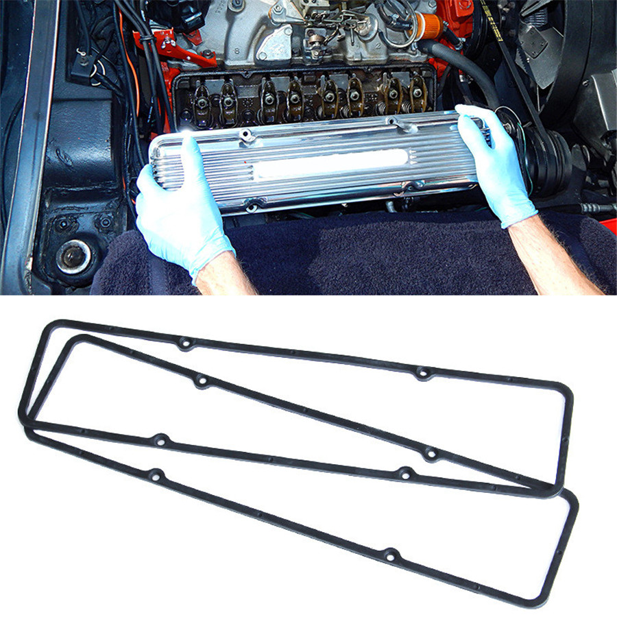 Small Block Chevy Steel Core Rubber Reusable Valve Cover Gasket SBC 305