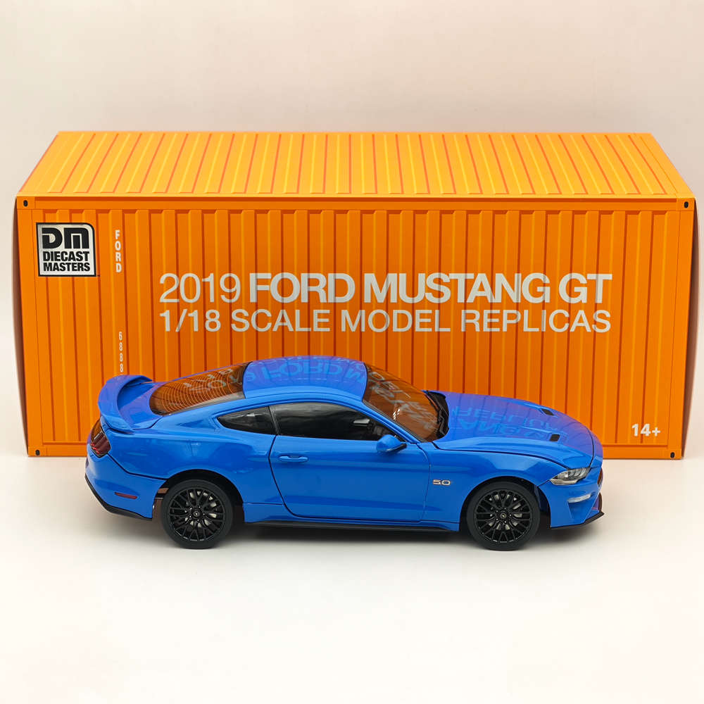 DM 1/18 Scale Model Replicas GT 2019 Blue RHD Diecast Car