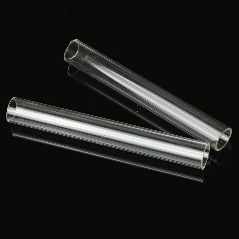 6mm45mm Diameter Clear Acrylic Plastic Tube Pipe 100/200/300mm Length