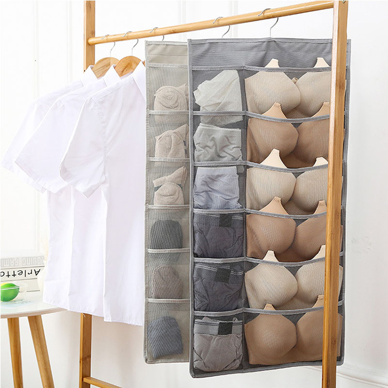 Hanging Closet Wardrobe Storage Underwear Socks Ties Organiser