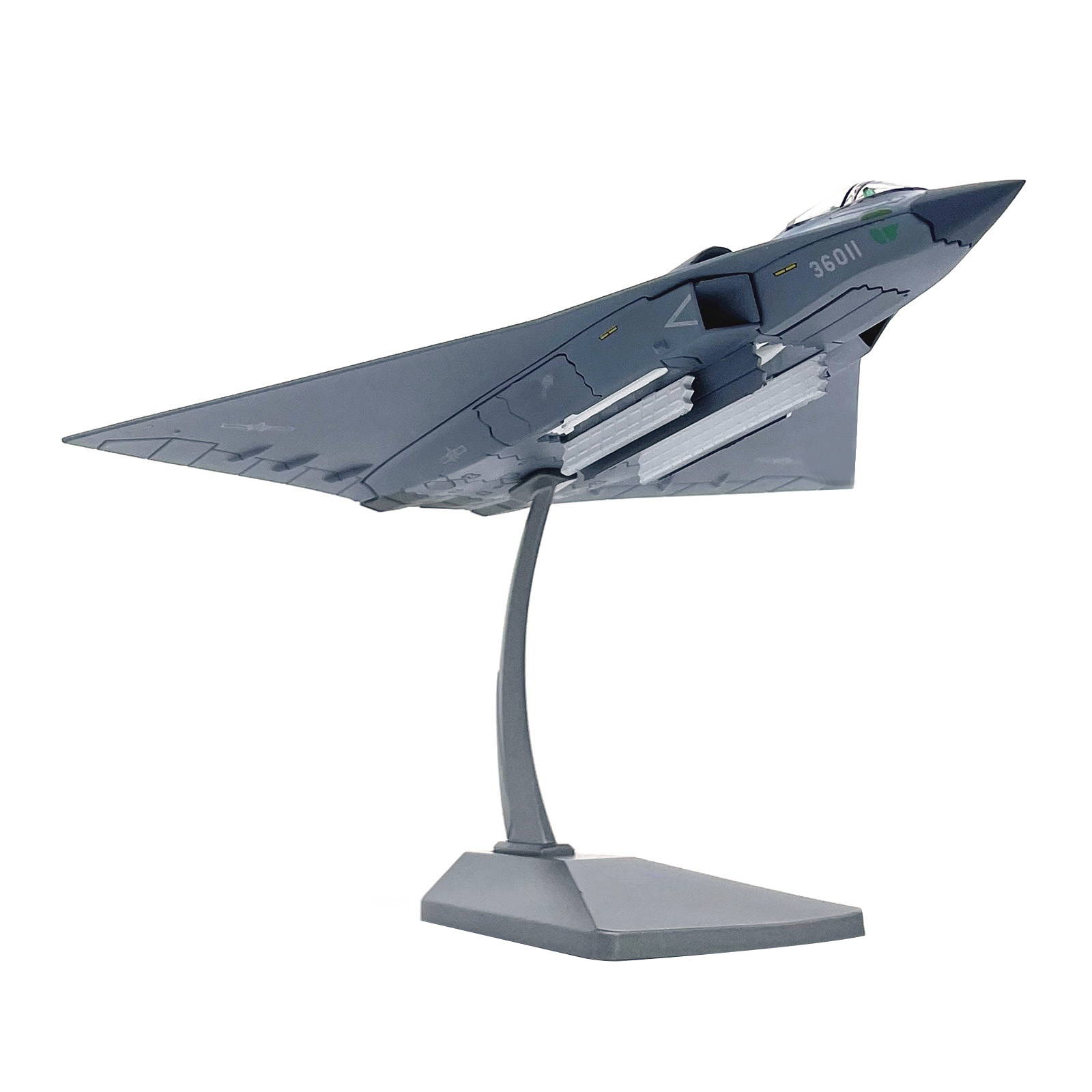 歼-36 1/144スケール プラモデル 1/144 China Air Force Sixth Generation Fighter Jet J-36 Diecast