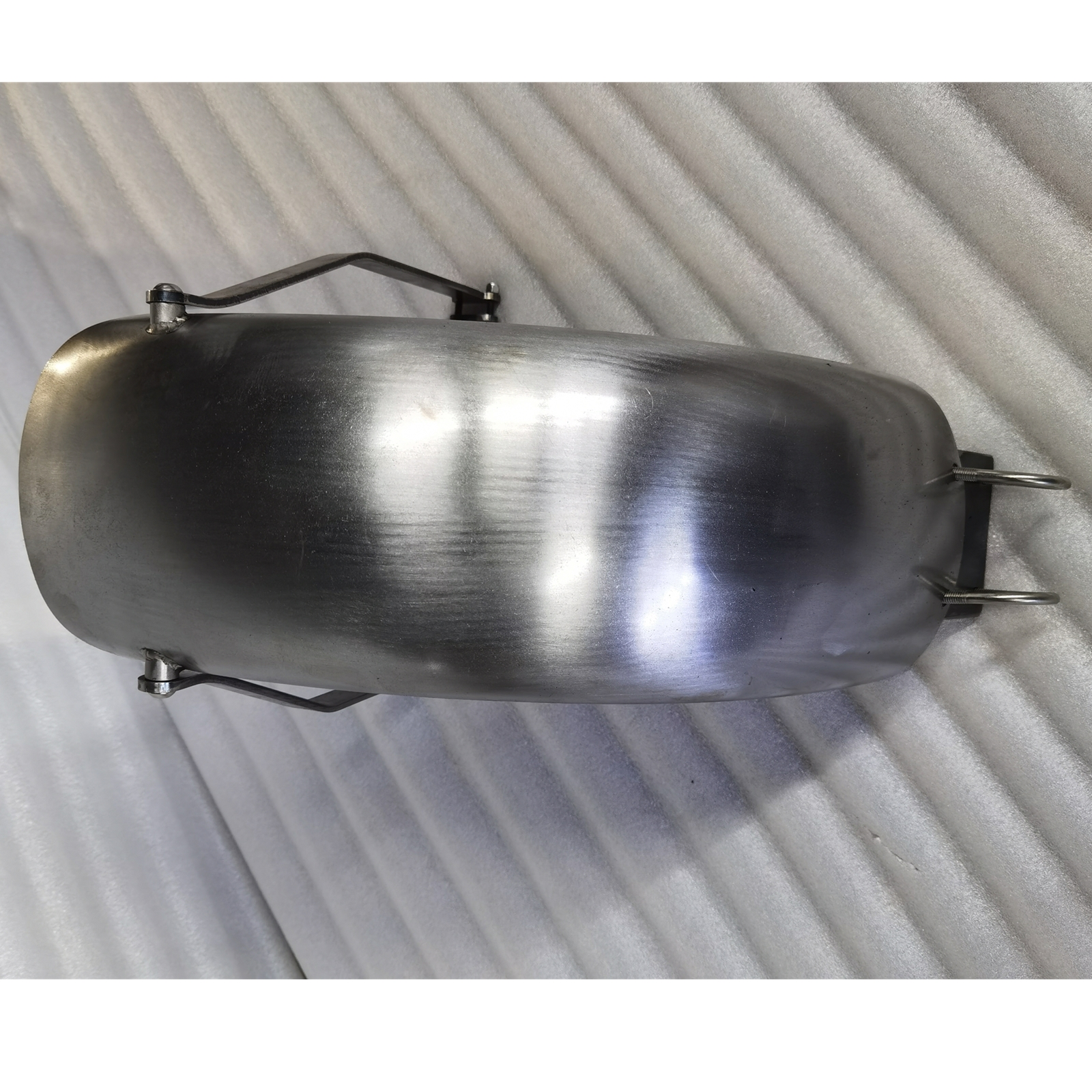 Motorcycle Modified Silvery Steel Plate Rear Fender For Honda