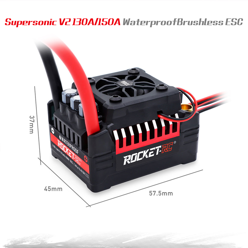Rocket-RC Brushless Motor ESC Combo for 1/8 1/7 RC Car Truck