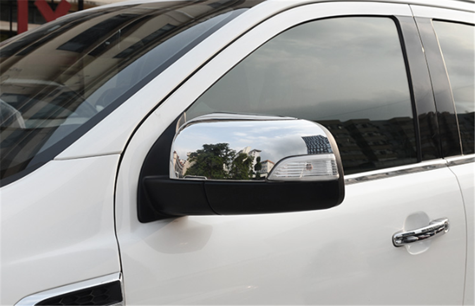 For 20152019 2020 Ford Ranger ABS Chrome Rear View Side Mirror Cover