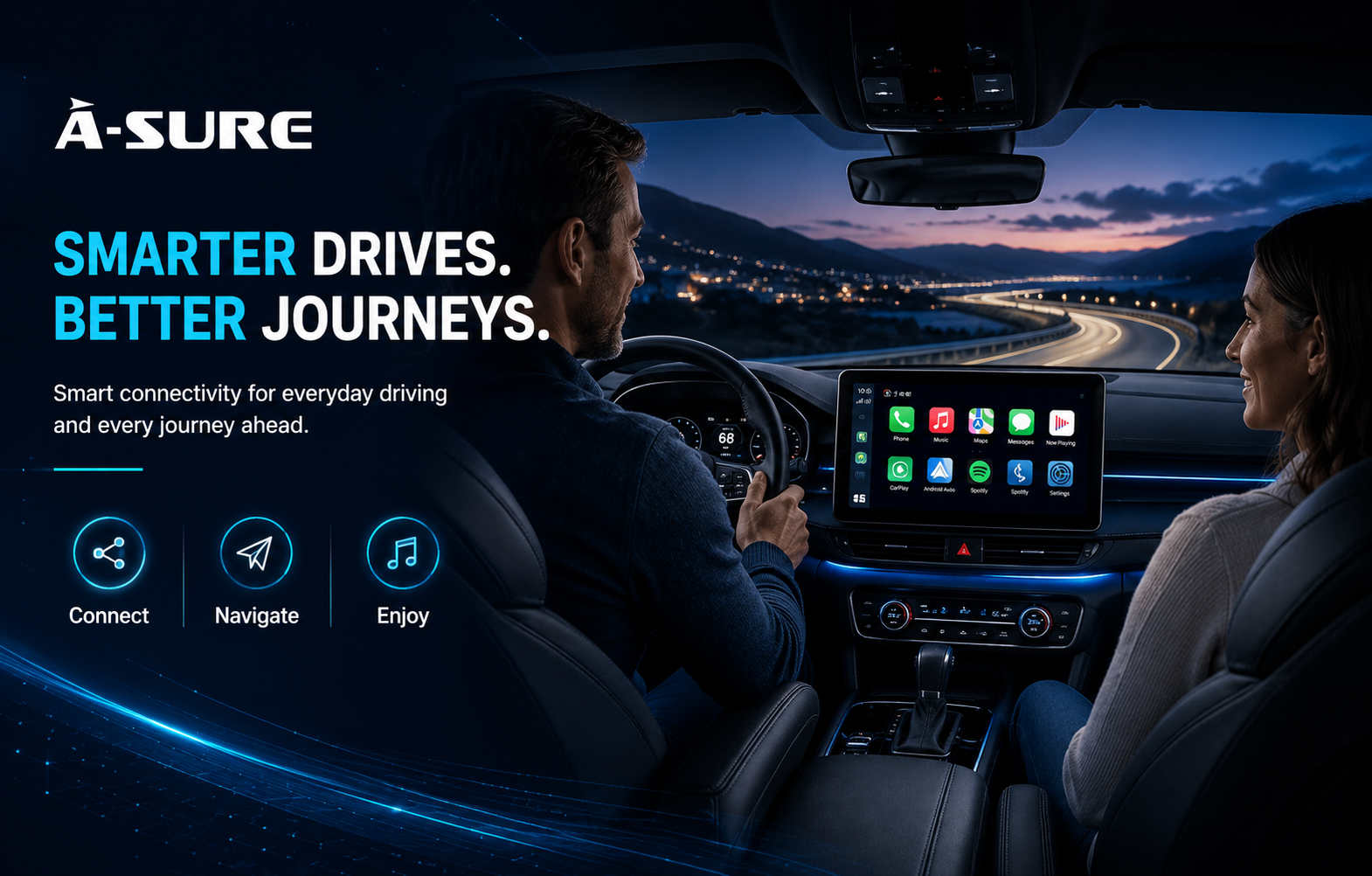 A-SURE Car Stereo Hero Banner