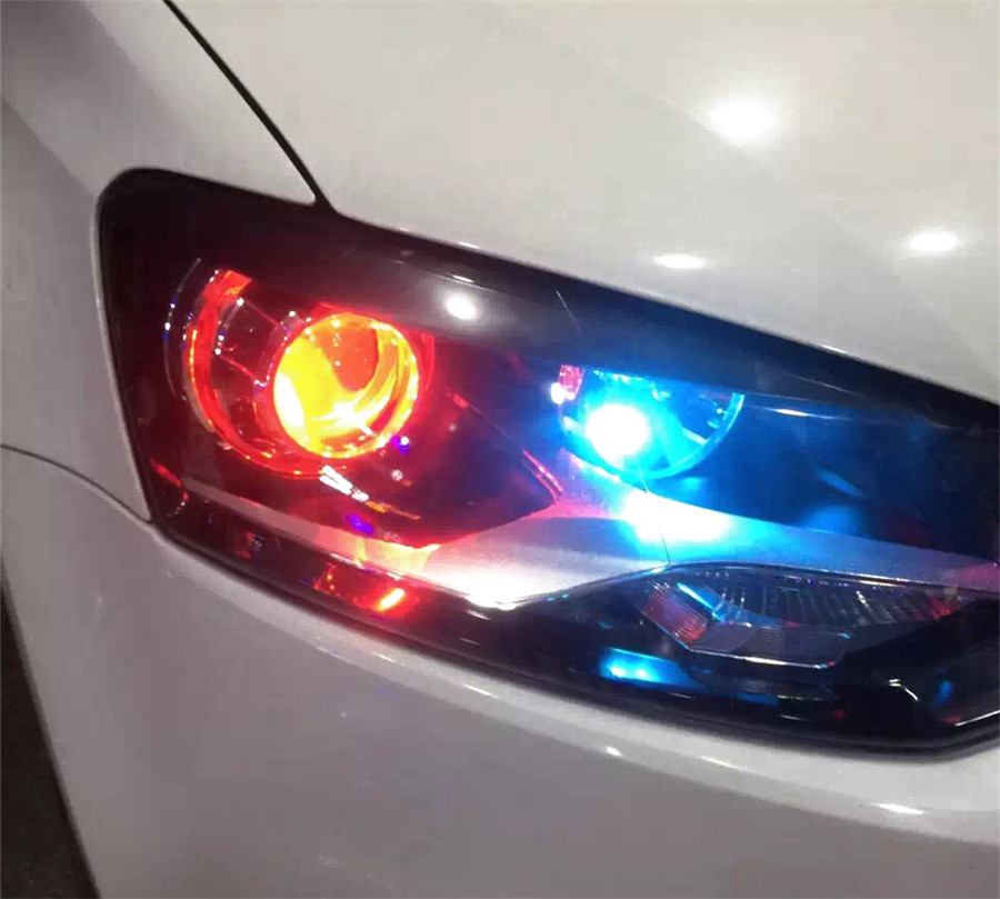 2x RGB Demon Devil Eyes LED Wireless App Control fpr Car SUV Headlights