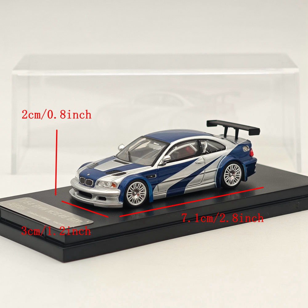 【高い素材】 1/64 Ghost Player BMW M3 E46 GTR by DCM Diecast Model Car ミニカー