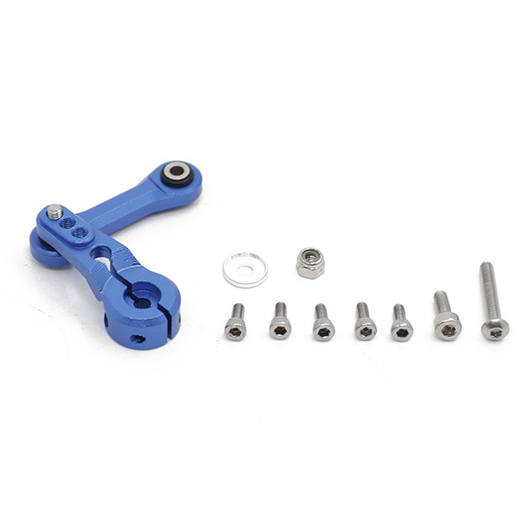 Aluminum Steering Servo Mount Set For Arrma 1/8 Scale RC Cars (Kraton, Senton, Talion, Typhon, Outcast) - Silver-838146