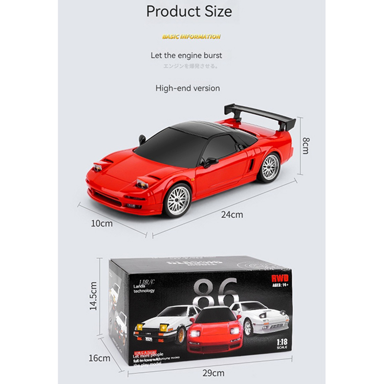 1:18 NSX Drift RC Car Gyro Version RC Toys with Flip Lights | eBay
