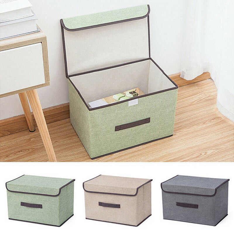 small canvas storage boxes