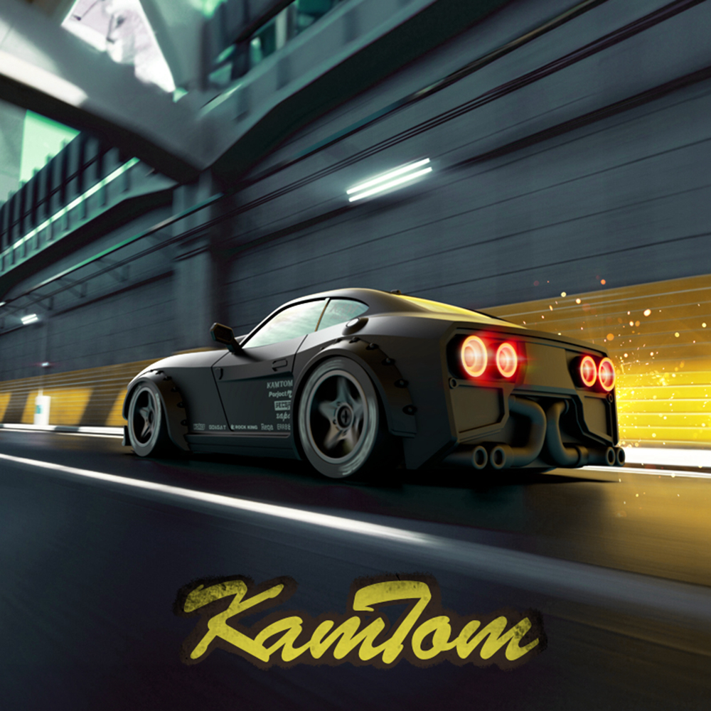 Kamtom 1 :32 Scale RC Drift Car 4WD High Speed Racing Car Double