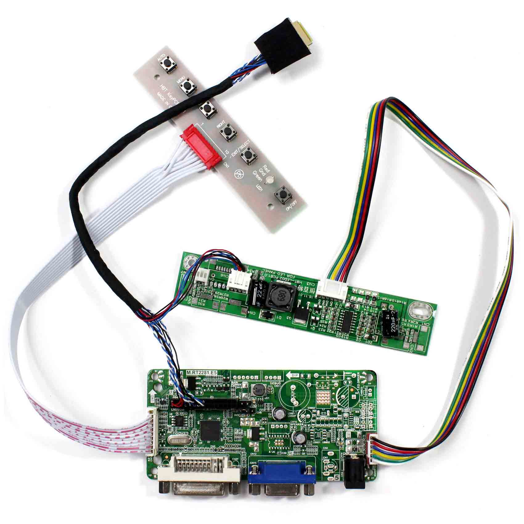 how work does standby list 9.7inch DVI VGA Controller IPAD2 work for LCD board