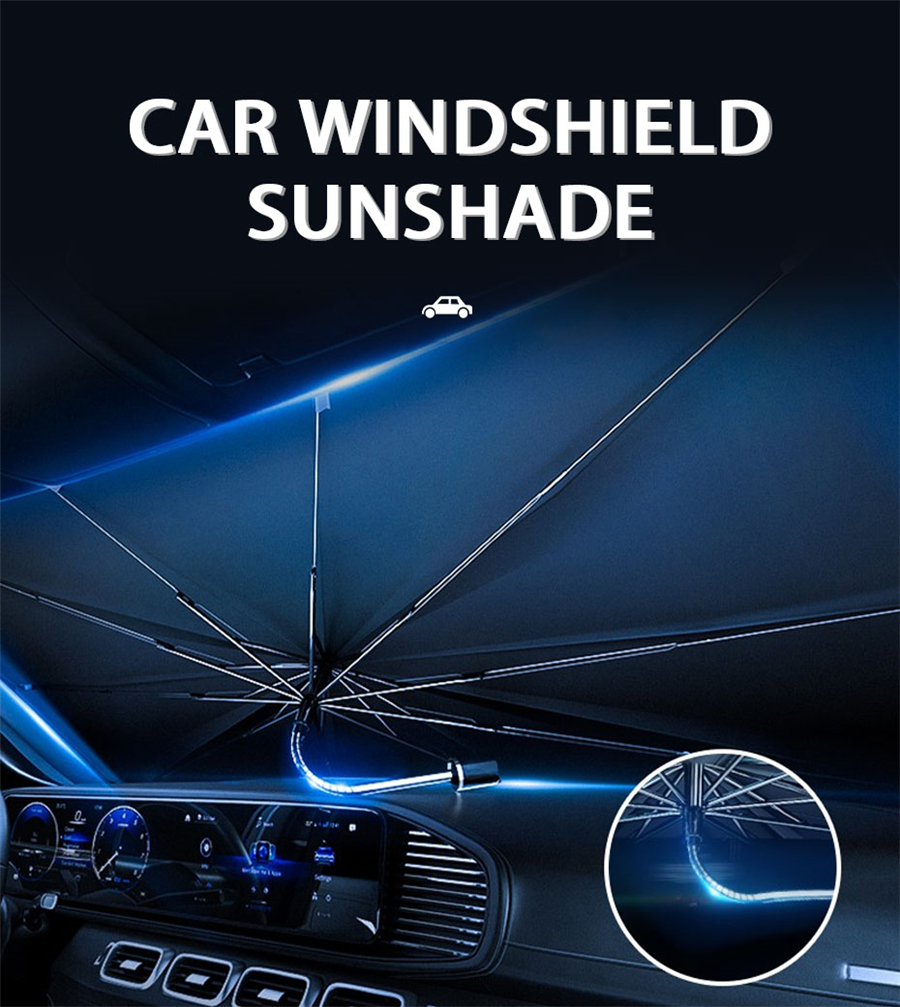 Car Sunshade Umbrella Car Sun Shade Protector Parasol Summer Sun Interior  Windshield Protection Accessories For Auto Shading