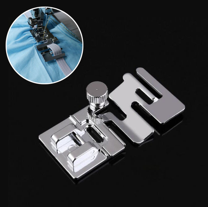New Elastic Cord Sewing Machine Elastic Presser Feet Foot Fit For