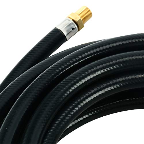 25 Feet CSAExtension/Appliance Hose for Propane or Natural Gas with 1/4