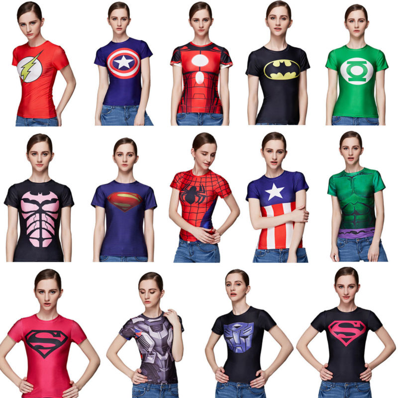 women superhero tshirt