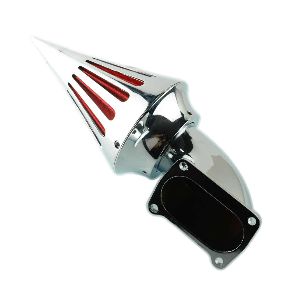 Chrome Spike Air Cleaner Kits Intake Filter For Honda VTX 1800 R S C N ...