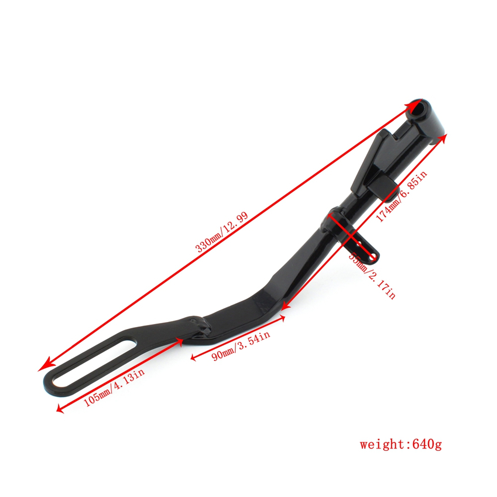 1X Side Kick Stand Bracket Kit For Harley XL883 XL1200 Sportster
