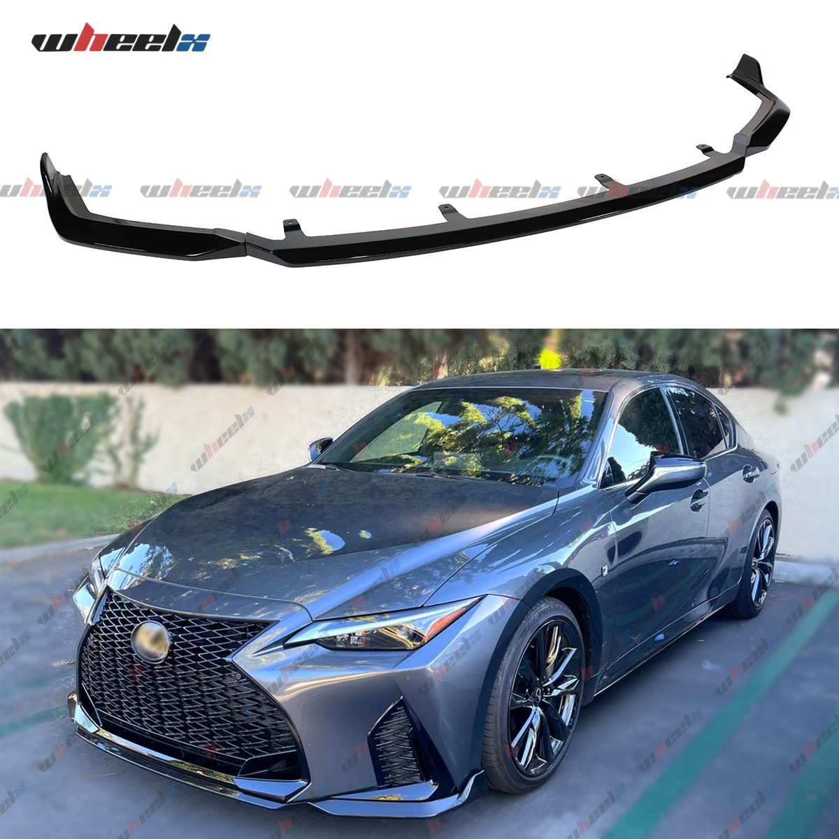 Fits 2021-2024 Lexus IS350 IS500 F Sport Sedan ABS Front Bumper 