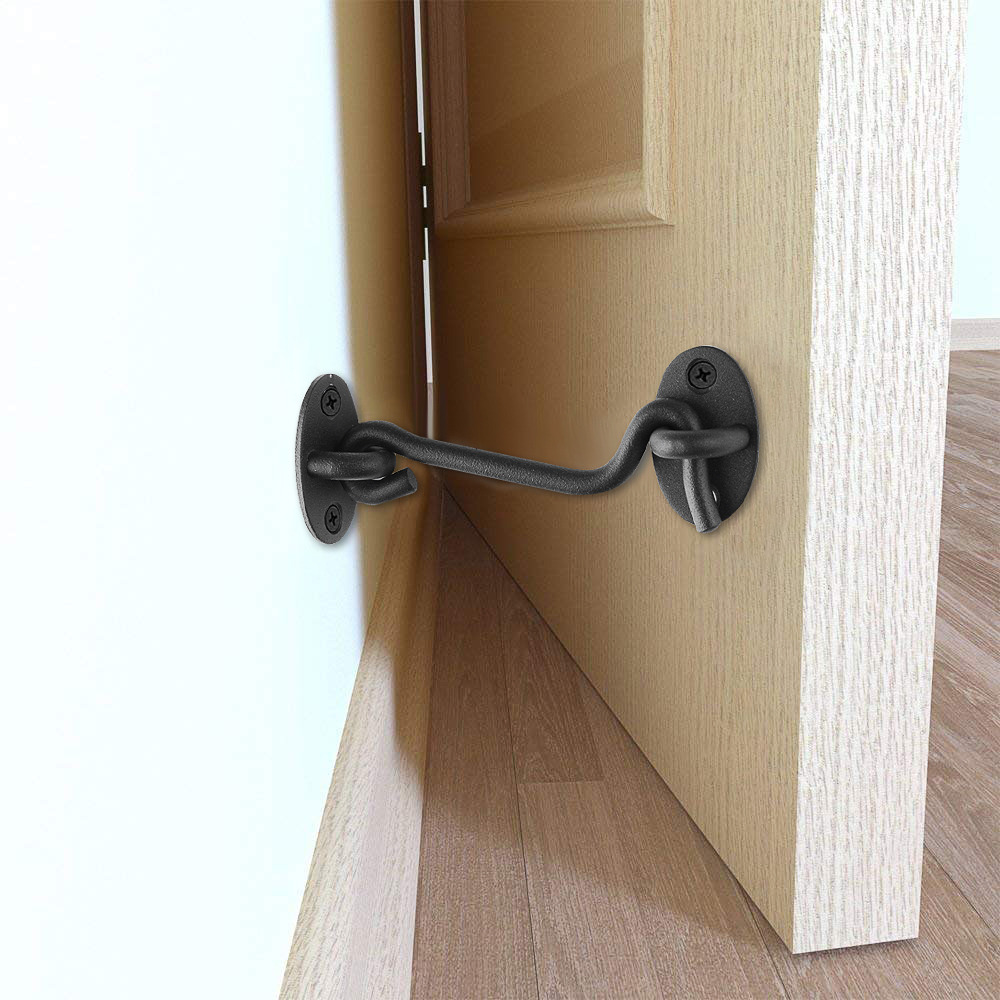 2pcs Cast iron Traditional Cabin Hook