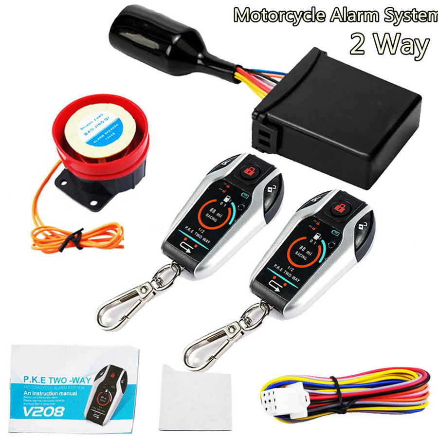 motion sensor alarm for motorcycles