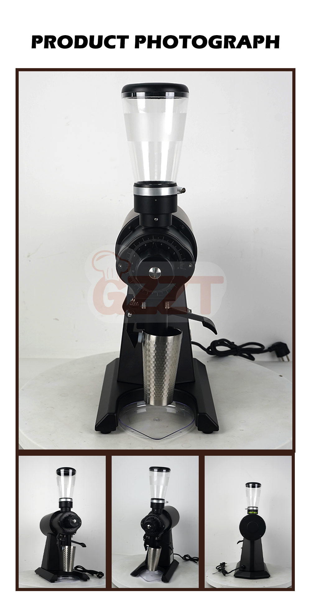 Electric Coffee Grinder Commercial Espresso Coffee Grinder 98mm Flat Burr  Coffee Bean Grinder - China Grinding Machine and Coffee Grinder price