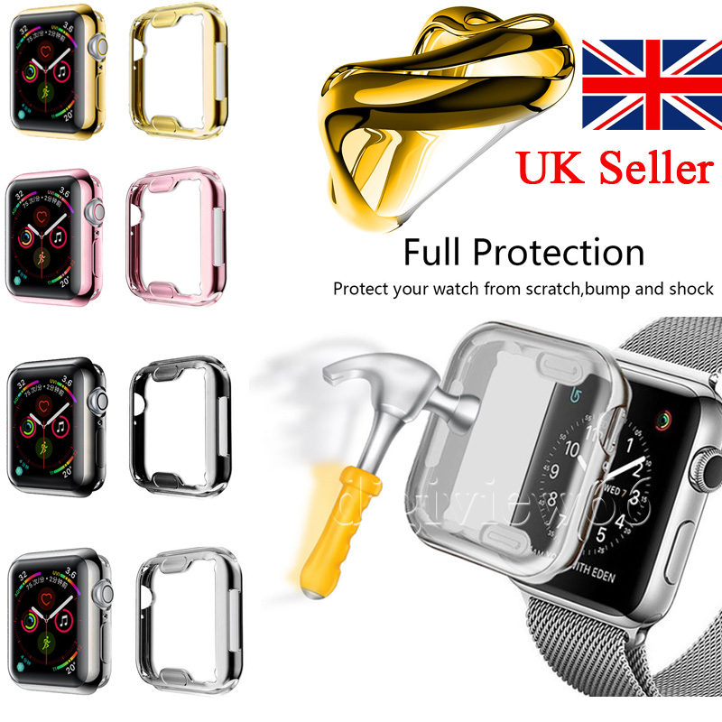 Iwatch Screen Protector Case Cover For Apple Watch Series1 2 3 4 5 38 40 42 44mm Ebay