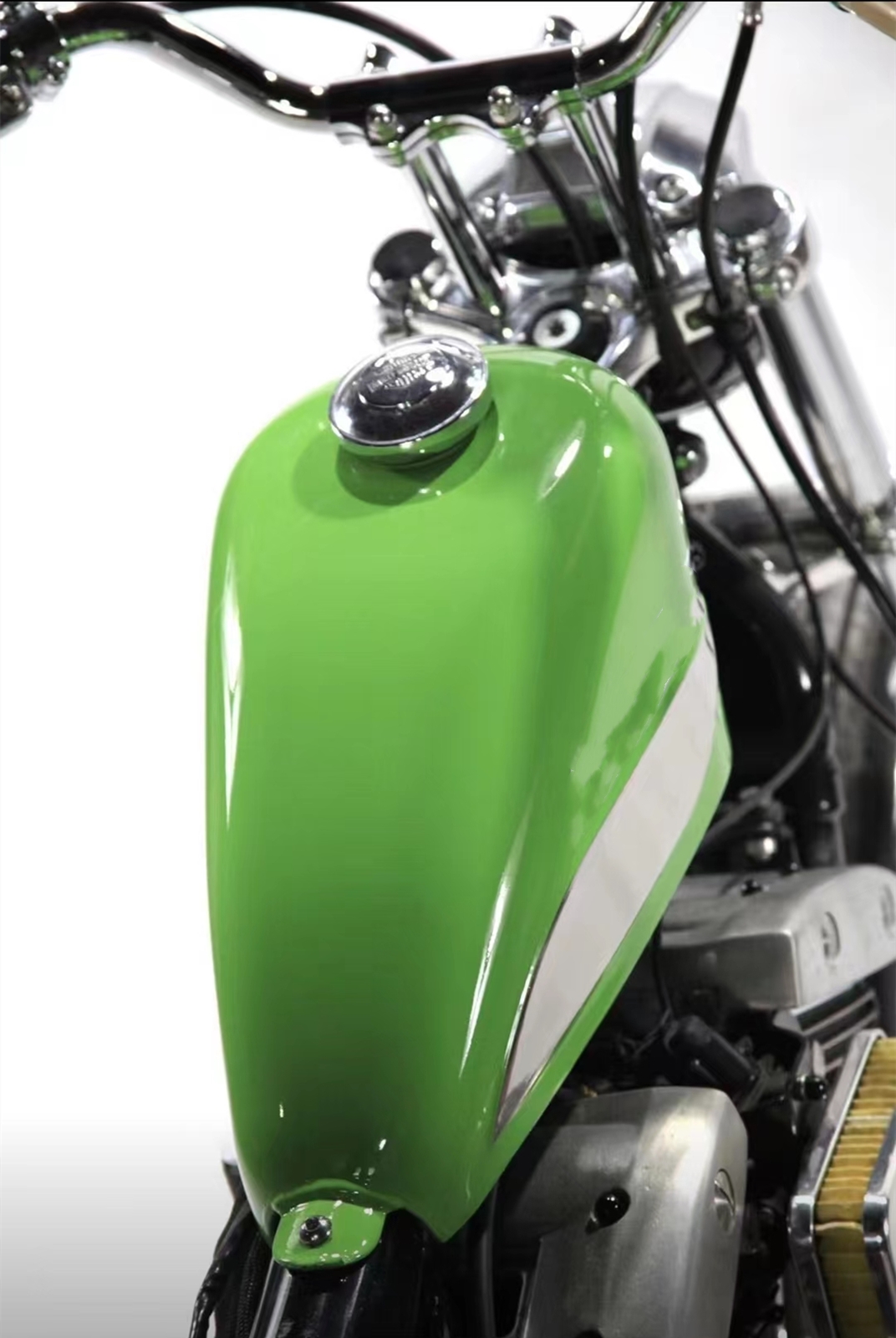 Handmade Motorcycle Petrol Fuel Tank For Harley Sportster XL120 07