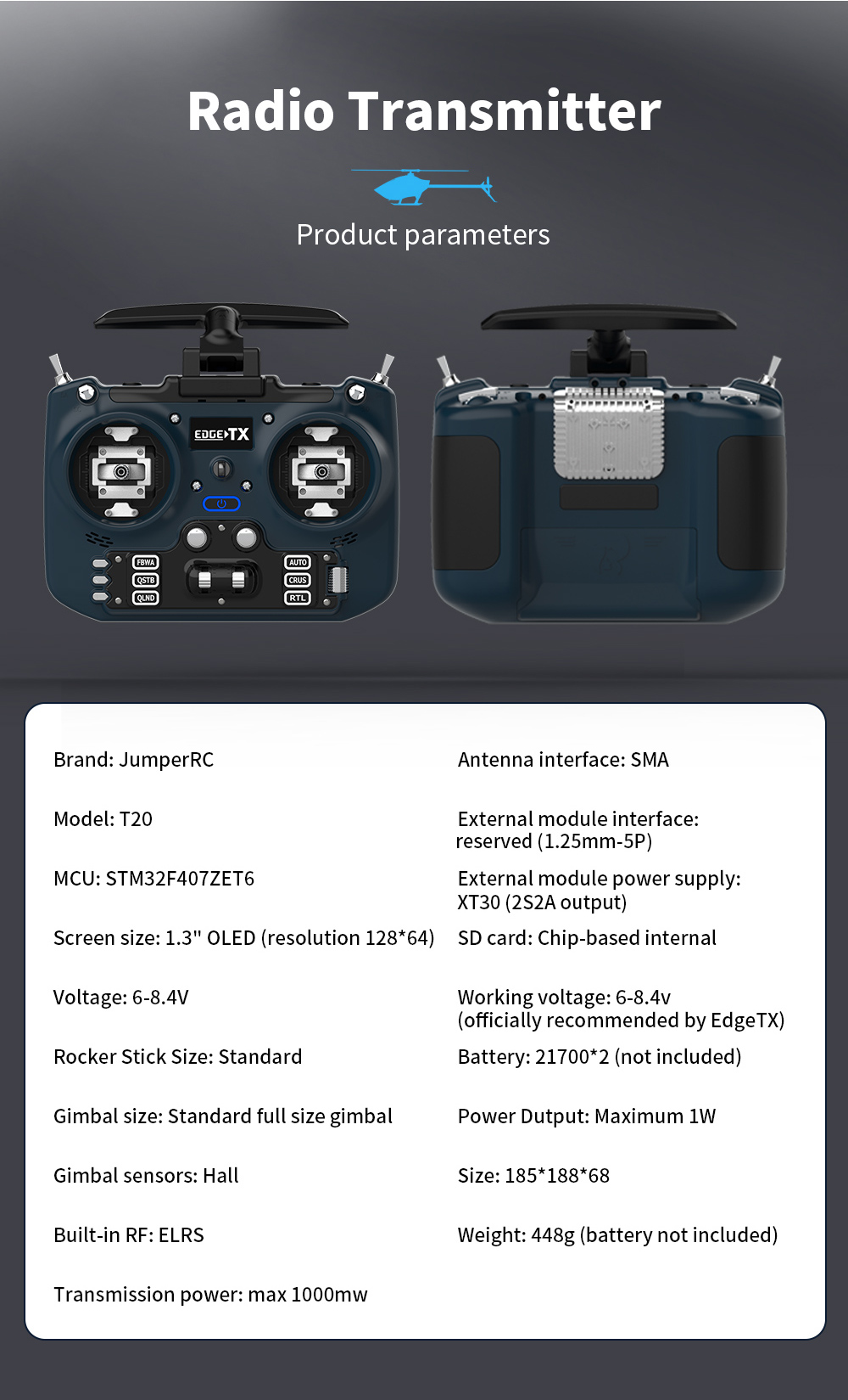 YXZNRC RC Helicopter F280 2.4G 6CH 6-Axis Gyro 3D Brushless YXZNRC RC Helicopter F280 2.4G 6CH 6-Axis Gyro 3D Brushless