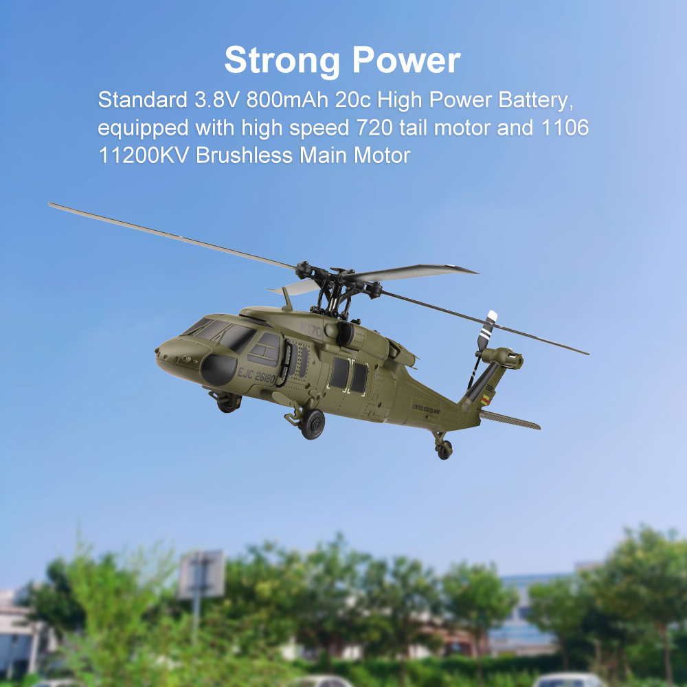 Amazon.com: WL K170 RC Helicopter, Black Hawk UH-60L Model