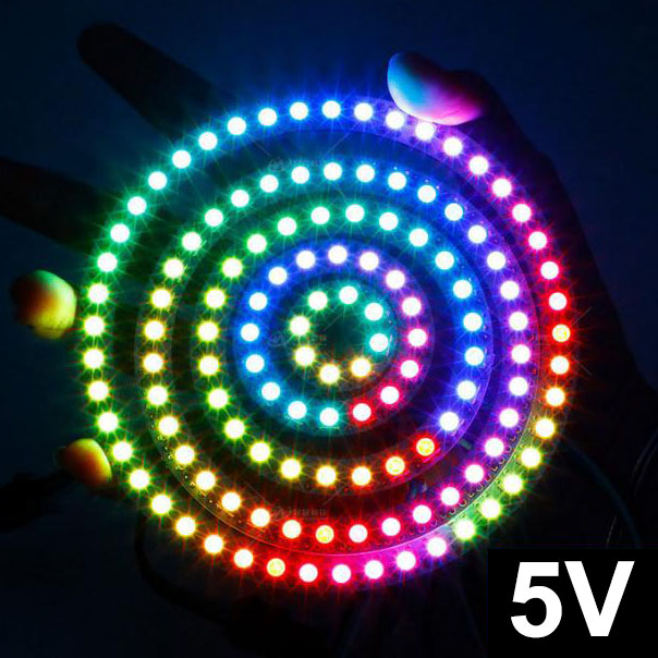 Pre-Solder WS2812B LED 5050 RGB Built-in WS2811 IC DC5V Individually Addressable - Foto 3