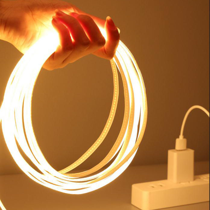 USB COB LED Strip DC5V 320LEDs/m High Density Flexible