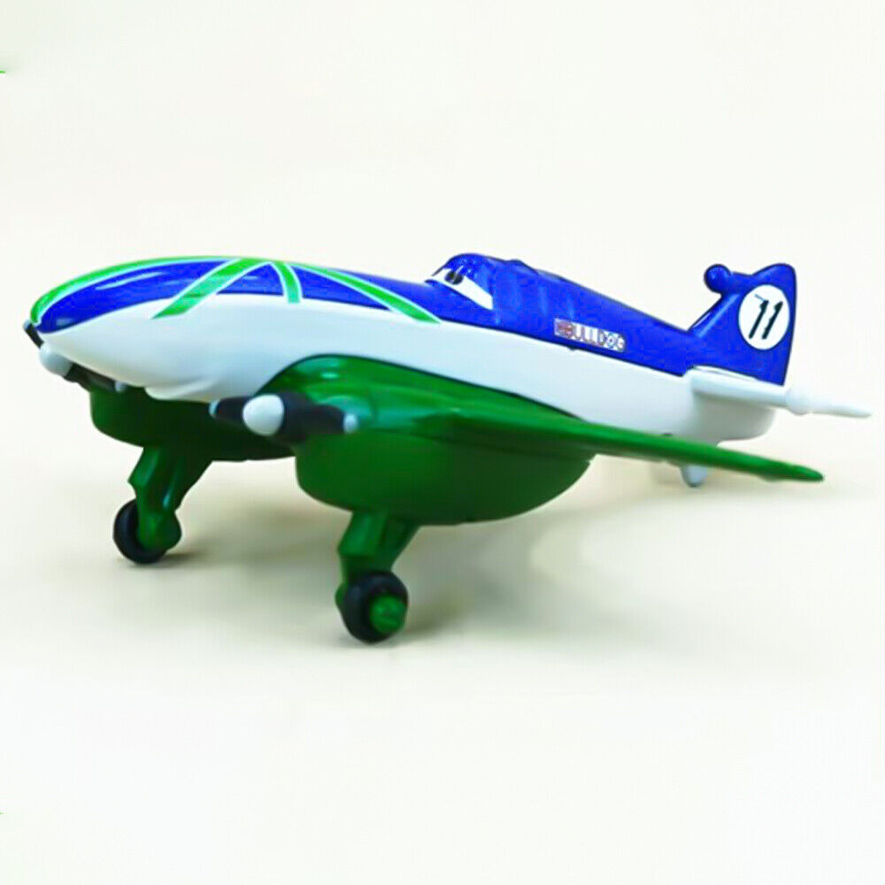 Disney Pixar Planes Model Plane Green Bulldog 1:45 Model Car