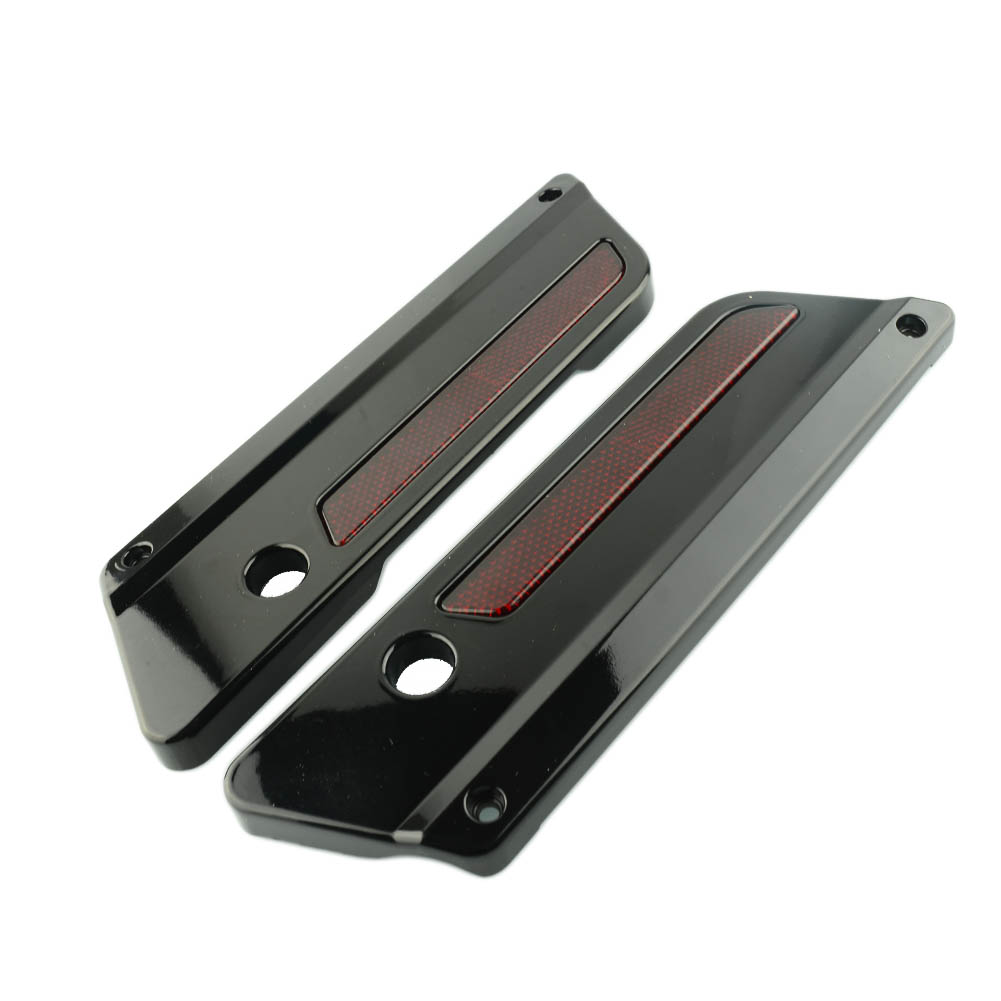 harley black saddlebag latches