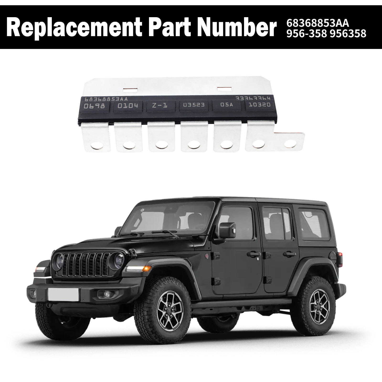 CELEBRITYⅡ Z Case Fuse Array For Jeep Wrangler JL 2018-2024/Gladiator 2020