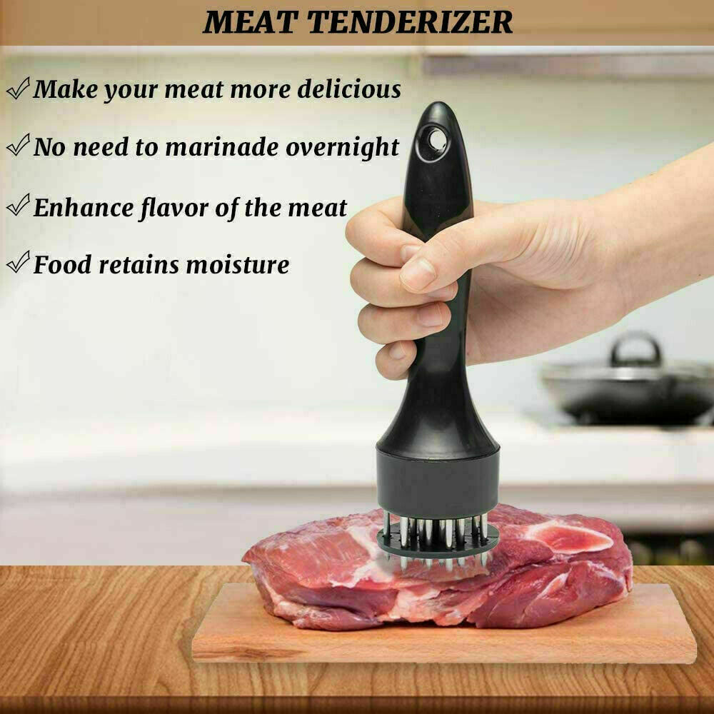 304 Stainless Steel Meat Tenderizer Tool - Needle Meat Pounder & Claw For Steak, Pork - View #9