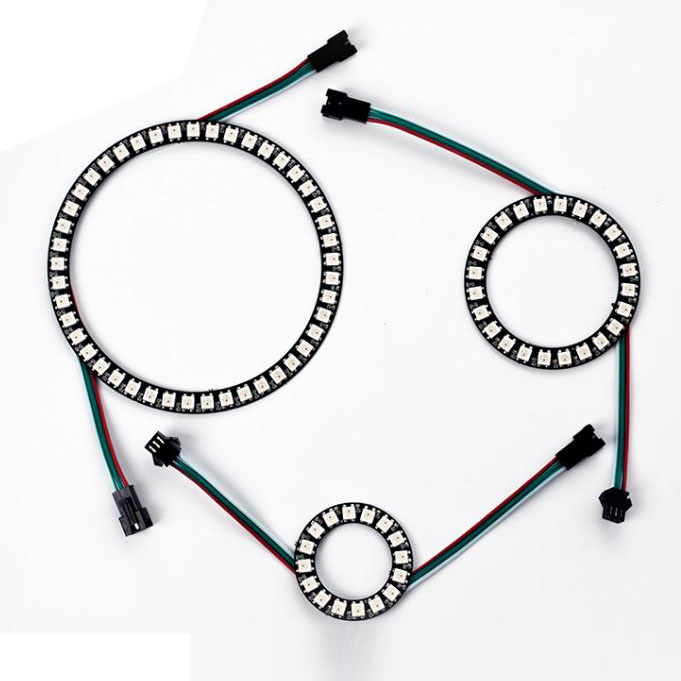 Seekec Ws2812 7 Bits Led 5050 Rgb Led Lampe Annulaire Avec