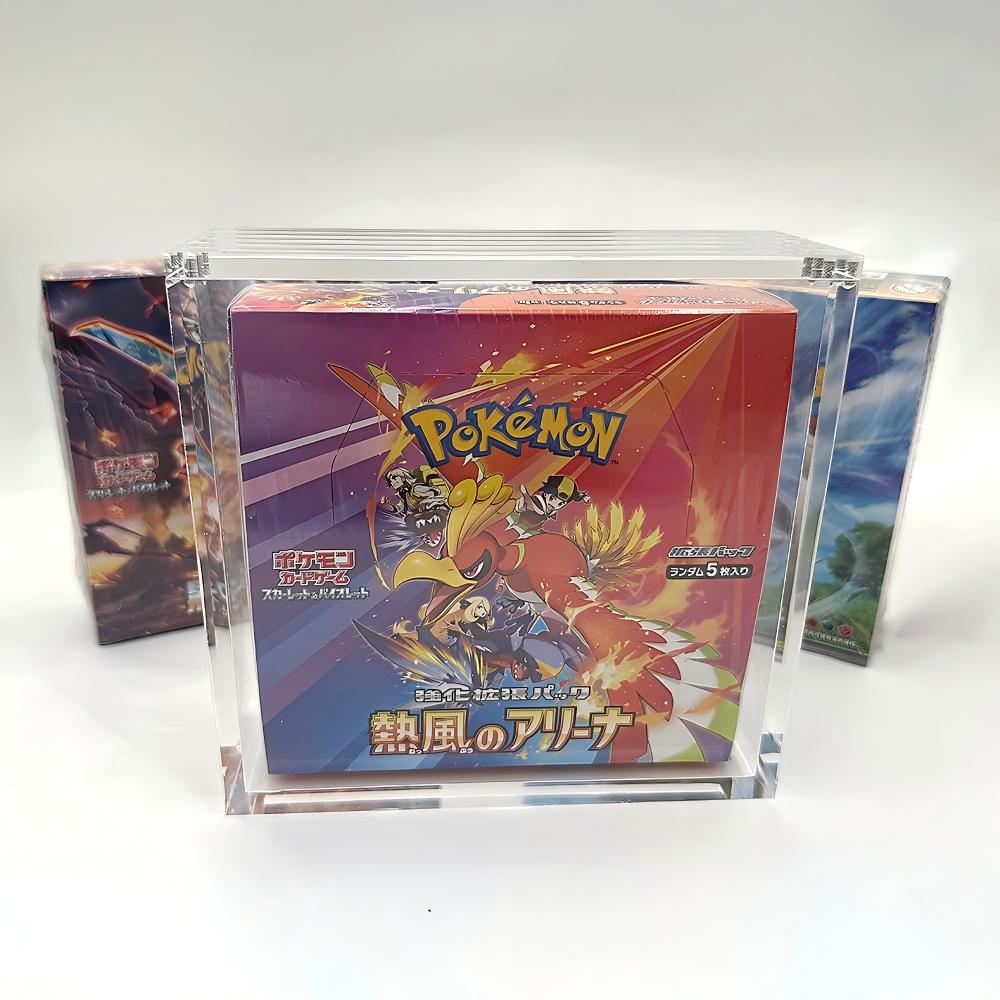 thumbnail image 2 of Clear Acrylic Display Case For Pokemon Japanese 151 Booster Box 2 of 6
