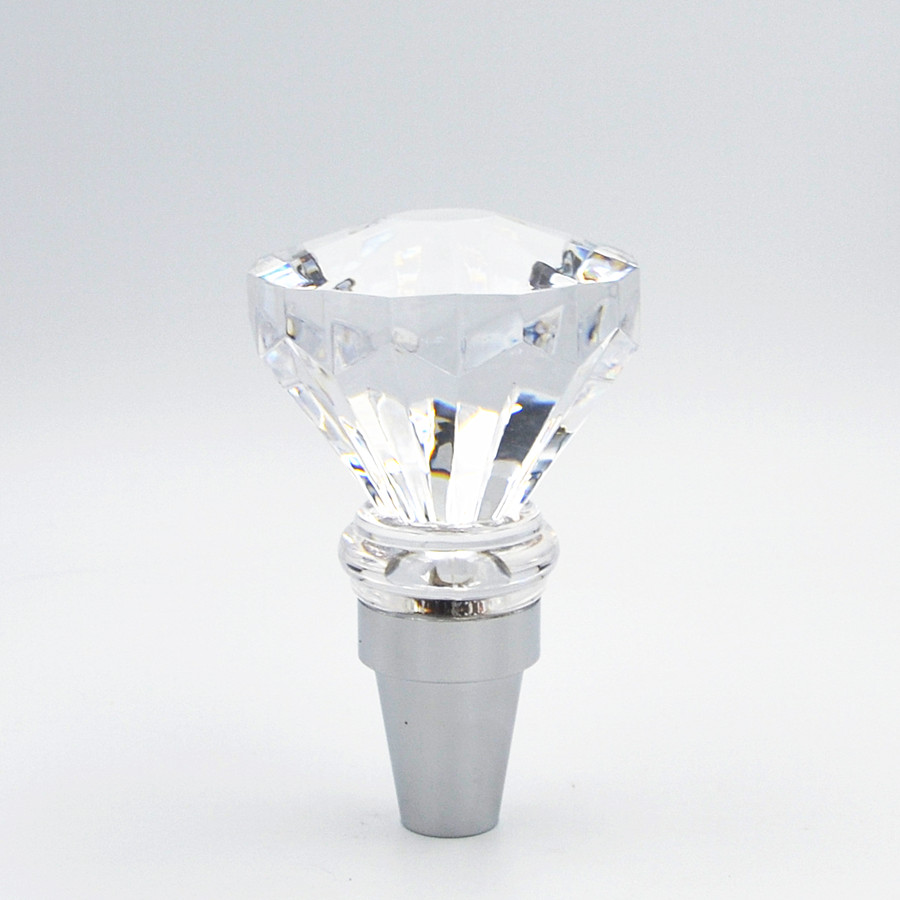 Clear Diamond Shape Style Acrylic Gear Knob Stick Shifter Manual