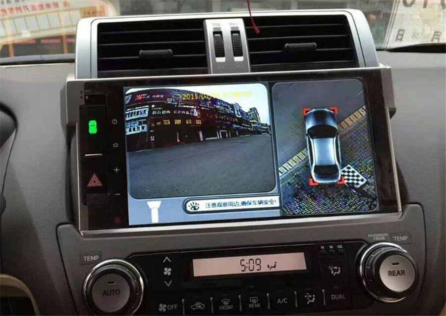 360° Bird View Panoramic System 4 Camera Car DVR Recording