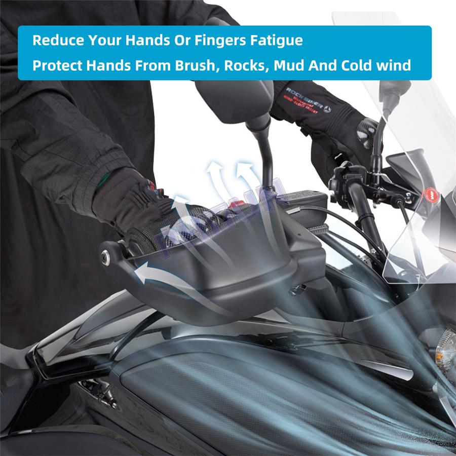 2x Motorcycle Handguards Protector For Honda NC700X NC750X / DCT NC750S