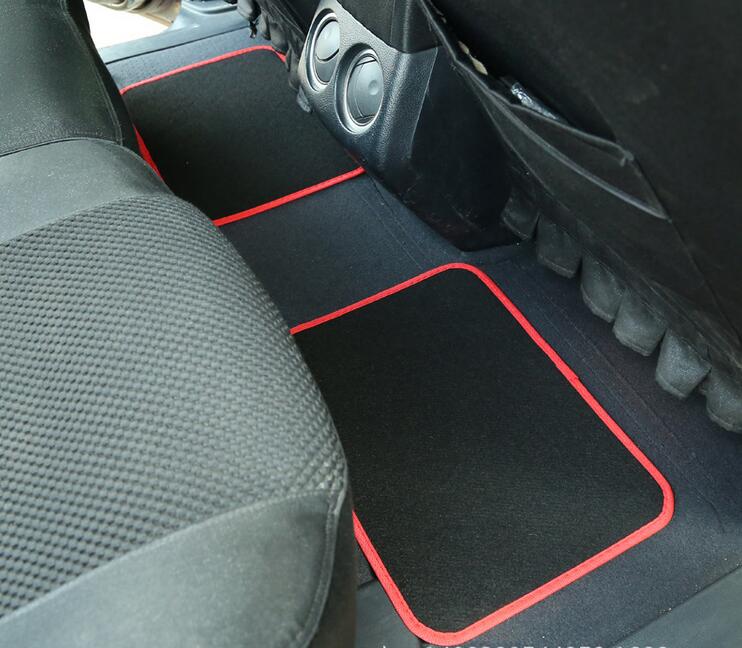 thumbnail image 2 of Universal Car Floor Mats 4PC Set – Carpet/Rubber, Anti-Slip, Multiple Colors (Black, Red, Blue, Pink, Purple) 2 of 2