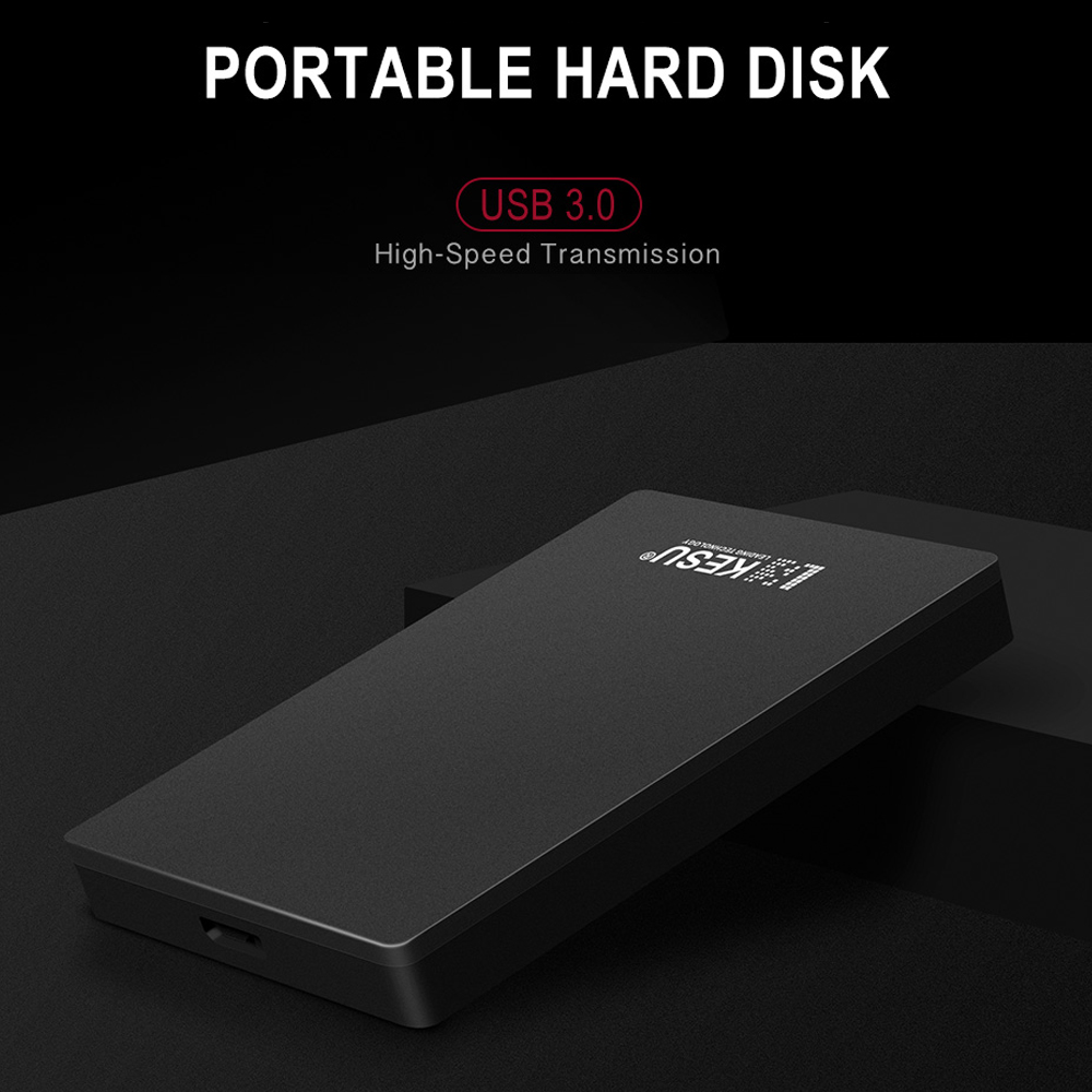 KESU-Disque dur externe HDD portable, stockage USB, 2 To, 1 To, 500 Go, 750  Go