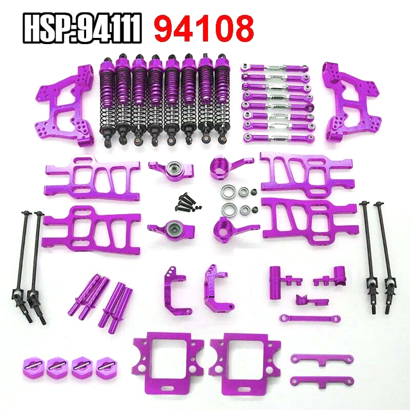 Full upgrade kit for 1/10 CNC RC truck HSP 94108 94111 off-road