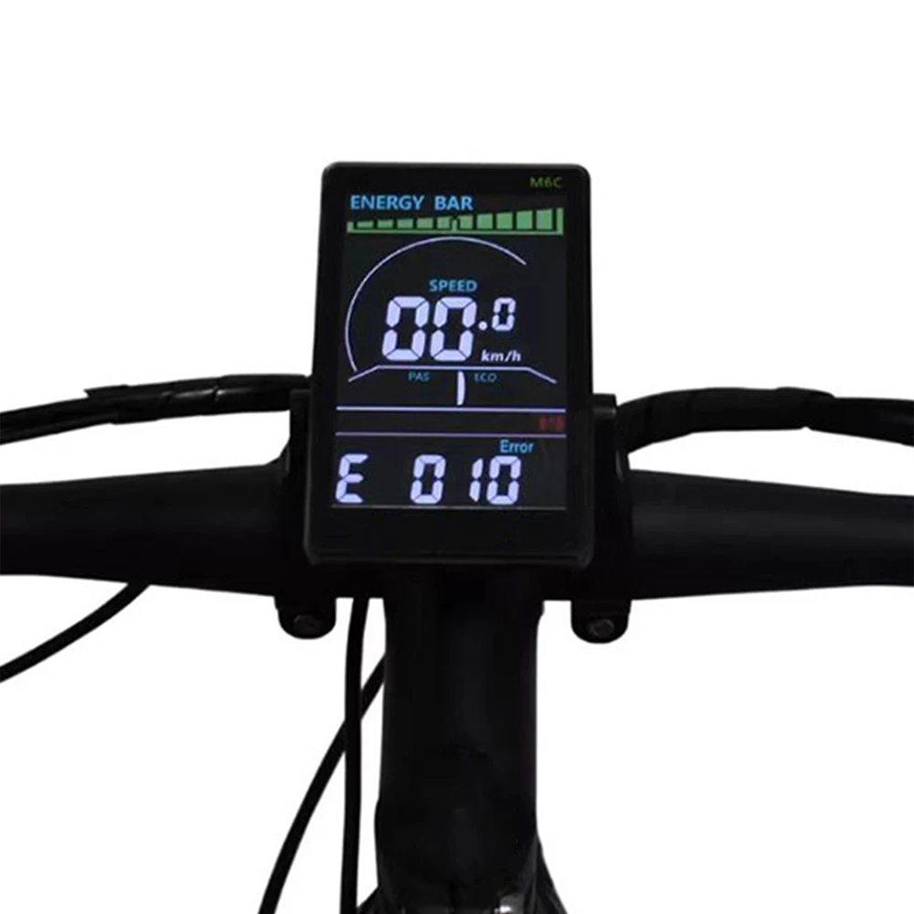 M6C Electric Bike Colorful Display LCD Screen with SM/WP Plug For
